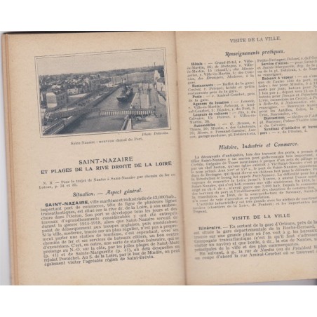 Guides bleus illustrés, Nantes, 1924, guides Diamant, - Loire-Atlantique,