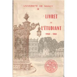 Université de Nancy, livret...