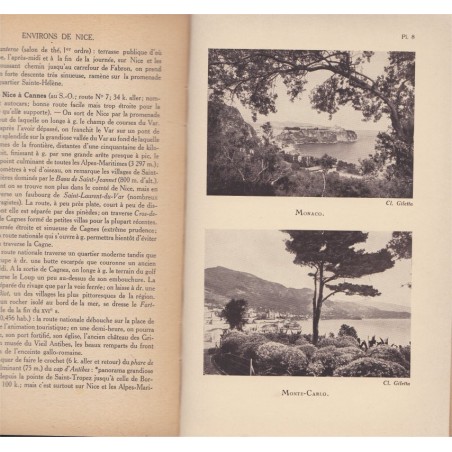 Les guides bleus illustrés 1931, Nice - Alpes-Maritimes,