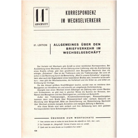 Langue commerciale allemande moderne, Die Moderne Deutsche Handelssprache, Jean Graff, 1971 - manuels d'allemand