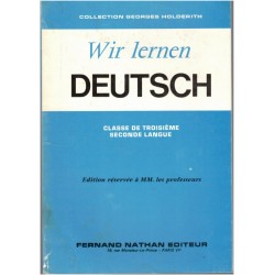 Wir lernen Deutsch, livre...