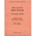 Wir lernen Deutsch, livre du professeur, introduction méthodologique, Holderith, 1972 - manuels d'allemand, livre du maître