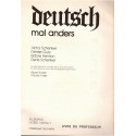 Deutsch, Mal Anders, Allemand lycées niveau 1, 1979 - manuels d'allemand, livre du maître