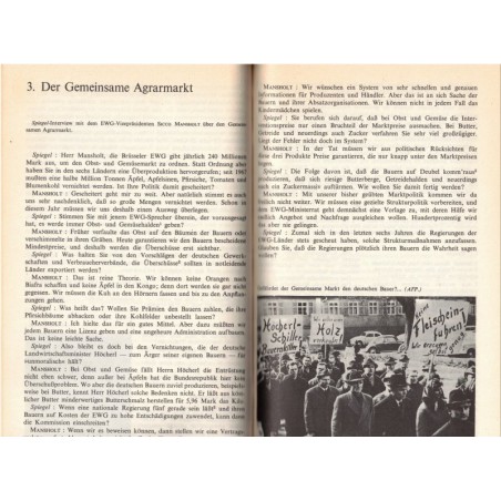 Dokumente zur Wirtschaft der Bundesrepublik, regards sur l'Allemagne, A. Germain, 1970 - manuel d'allemand, histoire Allemagne