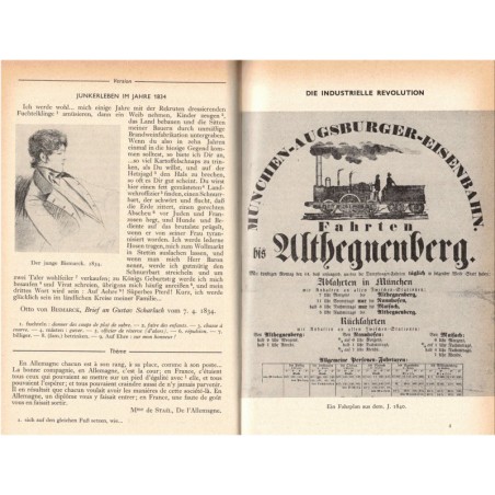Die Deutschen, classe de 1ère, Jacques Martin, 1958 - manuels d'allemand, histoire Allemagne