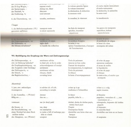 Deutsche Handelskorrespondenz, Der Briefwechsel in Export und Import, Sachs, 1969 - manuels allemand, allemand commercial,