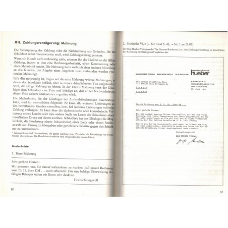 Deutsche Handelskorrespondenz, Der Briefwechsel in Export und Import, Sachs, 1969 - manuels allemand, allemand commercial,