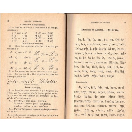 La première année d'allemand, Halbwachs et Weber 1934 - manuel d'allemand