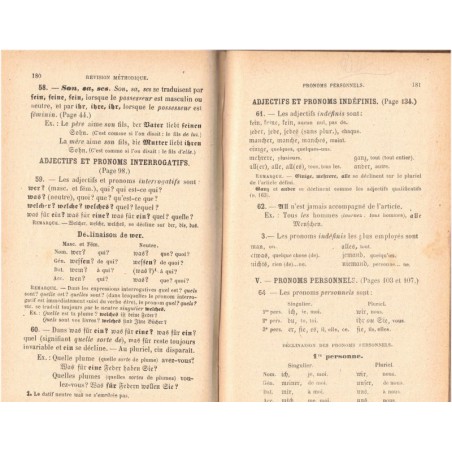 La première année d'allemand, Halbwachs et Weber 1934 - manuel d'allemand