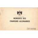 Mémento des chansons allemandes, Pierre Useldinger, 1955 - Allemagne, chants d'enfants
