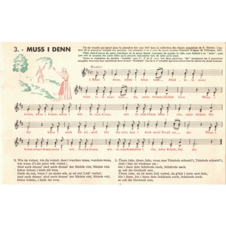Mémento des chansons allemandes, Pierre Useldinger, 1955 - Allemagne, chants d'enfants