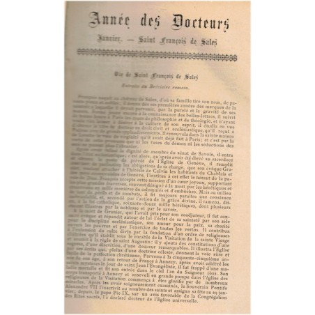 La vie et les vertus chrétiennes, Les Pères et les Docteurs de l'Eglise, 1892 -