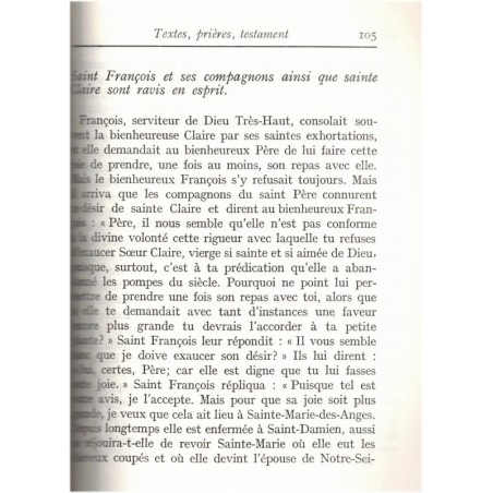 Claire dans la clarté, Daniel-Rops, 1962 - biographie Sainte Claire, catholicisme, Ecclesia
