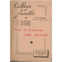 Pour le Dimanche, une lecture, à l'école, au collège, au foyer, P. Guise, 1940 - livre dédicacé, enseignement catholique