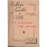 Pour le Dimanche, une lecture, à l'école, au collège, au foyer, P. Guise, 1940 - livre dédicacé, enseignement catholique