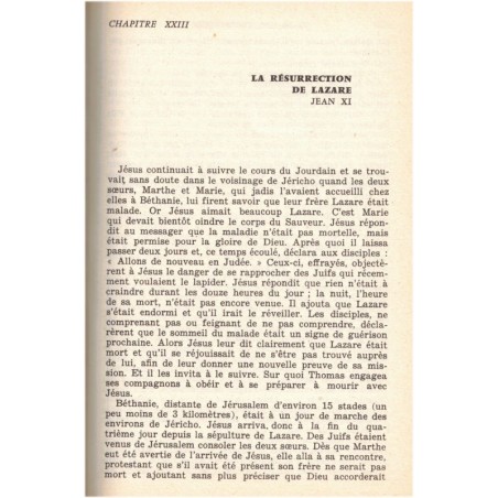 Vie de Notre Seigneur Jésus-Christ, François Amiot, 1958 - biographie vie de Jésus Christ, catholicisme