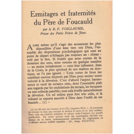 Message et spiritualité du Père de Foucauld, Blanchet, 1951 - Missionnaire Afrique
