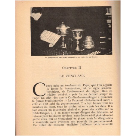 Le Pape, le conclave, l'élection et les cardinaux, Charles Pichon, 1955 - Vatican, Eglise catholique