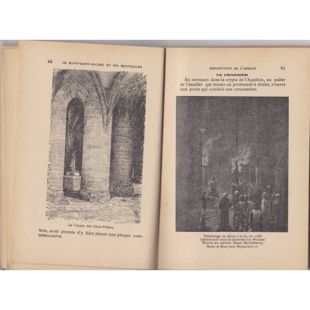 Le Mont Saint-Michel et ses merveilles, 1933, Marquis de Tombelaine - histoire Mont Saint-Michel, département 50 Manche,