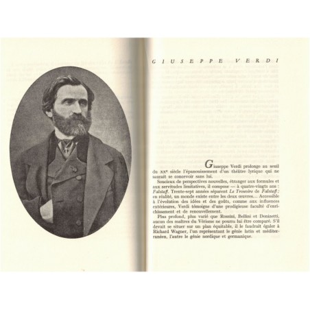 De Gluck à Debussy, Alfred Leroy, 1955 - Les grands musiciens T2, De la musique - Compositeurs, exemplaire dédicacé