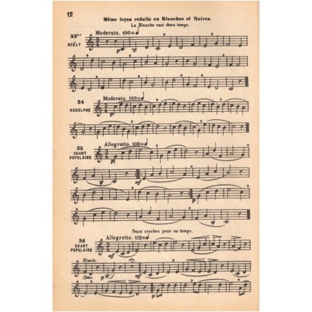 Solfège des solfèges, Henry Lemoine, volume 1B, 1955 - manuel de musique, compositeurs musique classique
