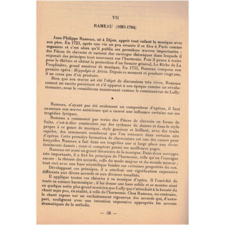 Histoire de la musique T2 classe de 4e, Martinès, 1940 - musiciens, manuel de musique