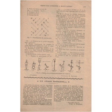 Revue La vie au patronage, N°6 juin 1924 - jeunesse 1920, revue catholique, partitions chants d'enfants, jeux de société