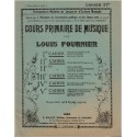 Cours primaire de musique, cahier 2, devoirs écrits, Louis Fournier - manuels de musique, solfège, papeterie
