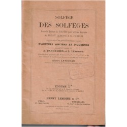 Solfège des solfèges, Henry...