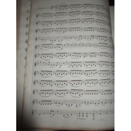 Mozart, Opéra 10, 6 Quartetto et 8 Quintetto, 1807, éditeur Jean-Jérôme Imbault, Oeuvres choisies de Mozart - partitions musique