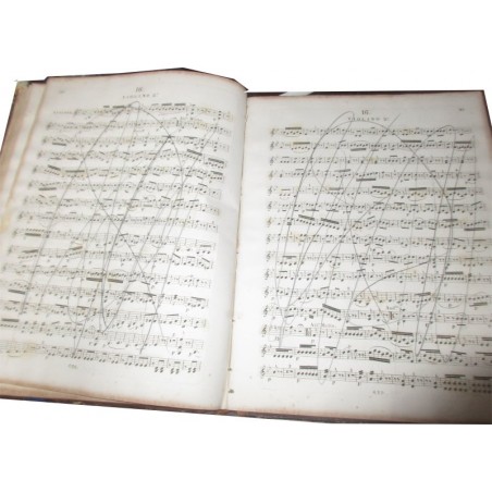 Mozart, Opéra 10, 6 Quartetto et 8 Quintetto, 1807, éditeur Jean-Jérôme Imbault, Oeuvres choisies de Mozart - partitions musique