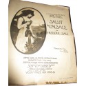 Salut à l'Alsace, Frédéric Sali - chant patriotique, Alsace Lorraine,  partition de musique,