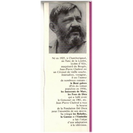 Les rebelles, L'embellie, Jean-Pierre Chabrol, 1978 - Saint-Andéol-de-Clerguemort, Front Populaire