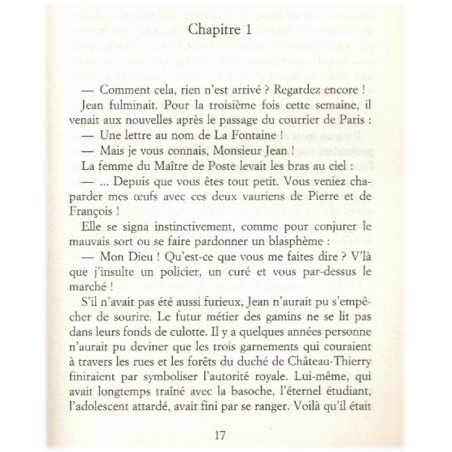 Jean de la Fontaine Détective, Le château de l'araignée, Philippe Collas, 2005 - mystère, roman, biographie Jean de la Fontaine