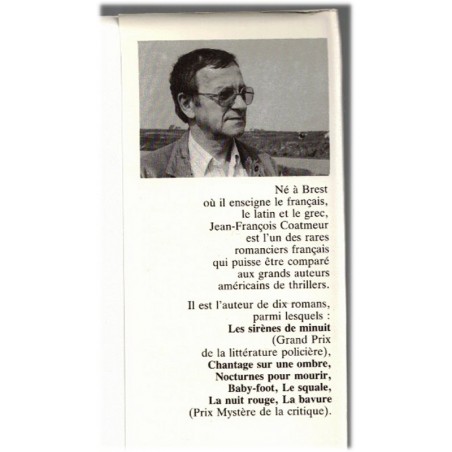 Yesterday, Jean-François Coatmeur, 1986 - thriller, roman politique-fiction