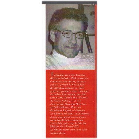 Le paravent déchiré, Paul Couturiau, 2003 - roman, Chine XVIIIe siècle, opium