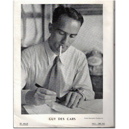 La maudite, Guy des Cars, 1954 - édition originale, amours interdites, roman d'amour