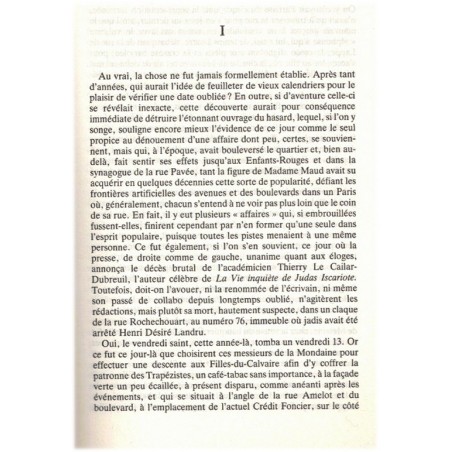 Les filles du Calvaire, Pierre Combescot, 1991 - tenancière de bistrot de Paris, roman Prix Goncourt 1991