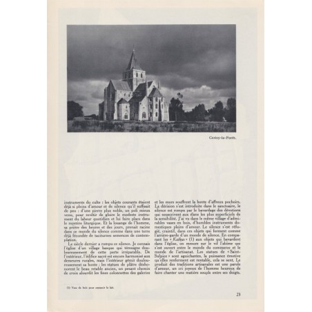 L'art sacré, septembre octobre 1954, Le silence
