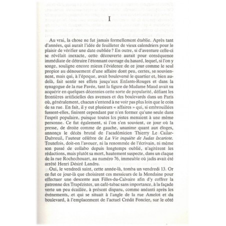 Les filles du Calvaire, Pierre Combescot, 1992 - tenancière de bistrot de Paris, roman Prix Goncourt 1991