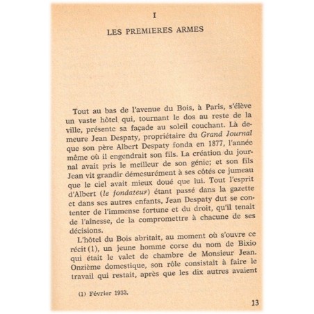 On croit rêver, Gilbert Cesbron, 1973 - insouciance avant guerre 1939, J'ai Lu