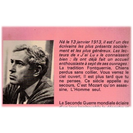 On croit rêver, Gilbert Cesbron, 1973 - insouciance avant guerre 1939, J'ai Lu