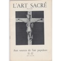 L'art sacré, juillet août 1956, aux sources de l'Art Populaire, Catalogne, Espagne