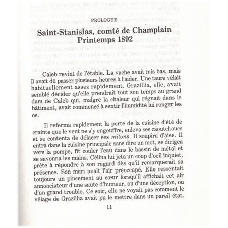 Les filles de Caleb, Emilie T1, Arlette Cousture, 1993 - enfance au Québec 1900, roman d'amour, écrivain canadien