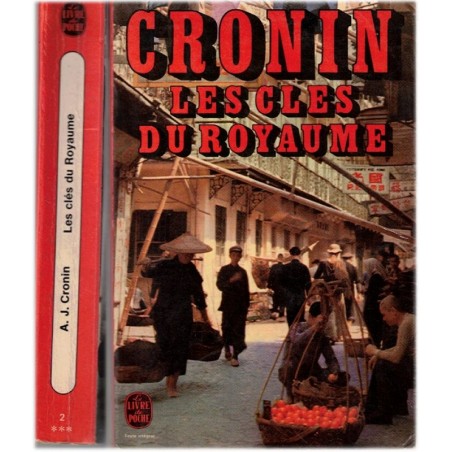 Les clés du Royaume, A.J. Cronin, 1971, vocation de prêtre, missionnaire en Chine
