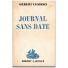 Journal sans date, Gilbert Cesbron, 1963 - mémoire, essai