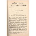 Mémoires d'Outre-Tombe T1, Chateaubriand, 1955  - enfance de Chateaubriand, Révolution, tats-Unis, collection du Flambeau
