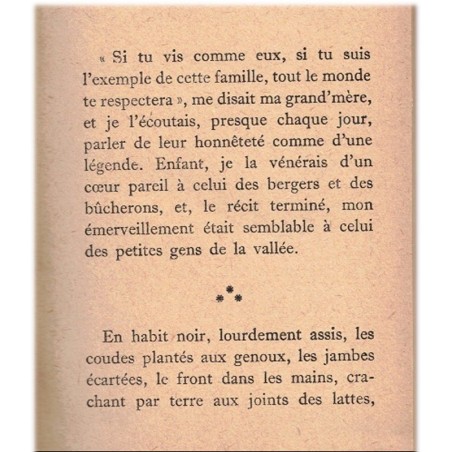 Le crime des Justes, André Chamson, 1928 - Cévennes, société provinciale 1900, enfant illégitime, reliure cuir et reflet soie