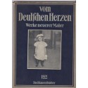 Vom Deutschen Herzen, Werke neuerer deutscher Maler 1917 - peinture allemande,  peintres allemands, dédicacé,