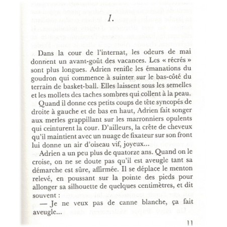 Un amour clair-obscur, Claude Couderc, 1994 - cécité, amours adolescentes